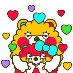 [LINEスタンプ] おしゃれくま