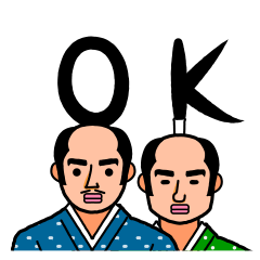 [LINEスタンプ] ちょんまげで伝える