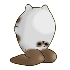 [LINEスタンプ] ぶちうさコーフィさんとカエルくん 