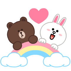 [LINEスタンプ] ふわカワ♪LINEキャラクターズ