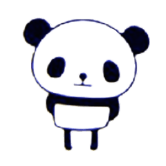 [LINEスタンプ] のほほーんパンダ 