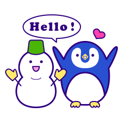 [LINEスタンプ] ハロー！ペンギンさん！ 