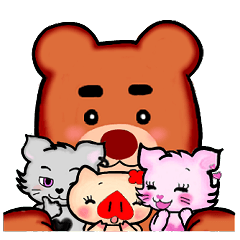 [LINEスタンプ] ぬいぐるみ村の住人たち 