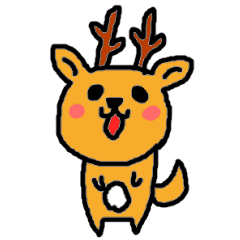 [LINEスタンプ] 広島弁のシカ太郎