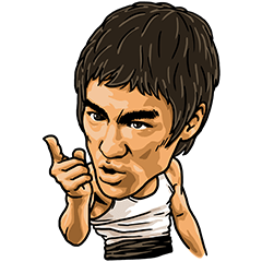 [LINEスタンプ] ブルース・リー 