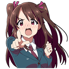 [LINEスタンプ] ツンデレ娘とメガネっ娘