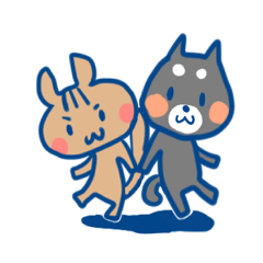 [LINEスタンプ] ちっちゃい友達 