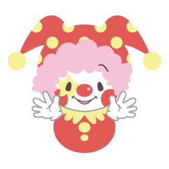 [LINEスタンプ] ピエロサーカス