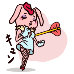 [LINEスタンプ] SexyRabbit fetchpriority=high