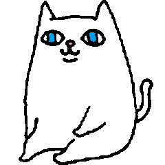 [LINEスタンプ] はんぺんという名のねこ 