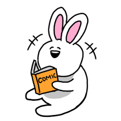[LINEスタンプ] Acchan of rabbit English version 