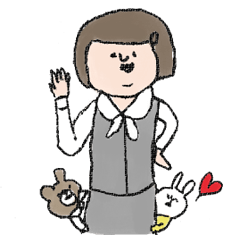 [LINEスタンプ] OL花子の日常