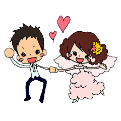 [LINEスタンプ] KくんとYちゃん