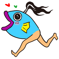 [LINEスタンプ] 人魚くん