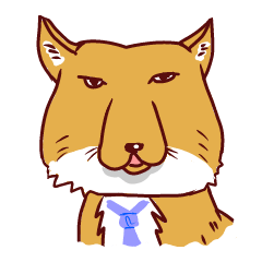 [LINEスタンプ] スナギツネ君とナキウサギ部長