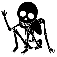 [LINEスタンプ] おしゃれ骸骨 fetchpriority=high