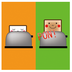 [LINEスタンプ] ポン！ 