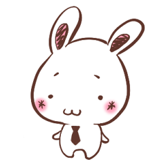 [LINEスタンプ] うさりーまん