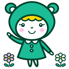 [LINEスタンプ] みどりずきんちゃん