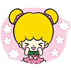 [LINEスタンプ] こえだちゃん、感激！の画像（メイン）