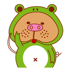[LINEスタンプ] コスプレとんちゃん 【動物編】