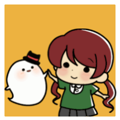 [LINEスタンプ] となりのおばけっけ