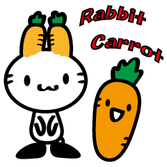 [LINEスタンプ] ラビットキャロット 