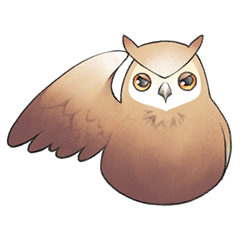 [LINEスタンプ] ミミズクン
