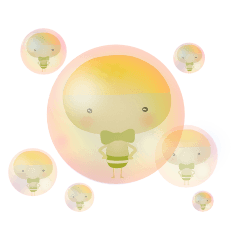 [LINEスタンプ] メロンパン達 ぱんちゃん＆くーちゃん 