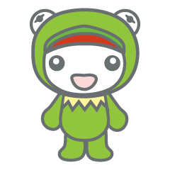 [LINEスタンプ] ふくのもりキャラクター 