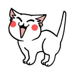 [LINEスタンプ] "ネコの日常" ネコさんと一緒01