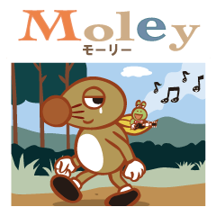 [LINEスタンプ] Moley（モーリー） fetchpriority=high