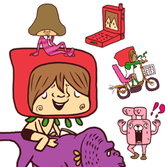 [LINEスタンプ] 15 and Mushroom fetchpriority=high