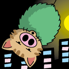 [LINEスタンプ] ぶた猫 fetchpriority=high