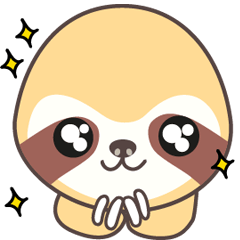 [LINEスタンプ] ソニ、キュートなナマケモノ 