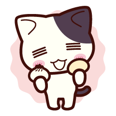 [LINEスタンプ] ぶち猫 にゃんこ 秋冬もの