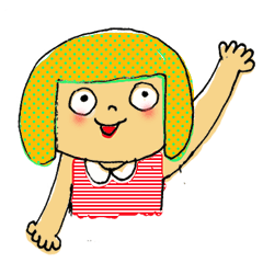 [LINEスタンプ] ヨココちゃん