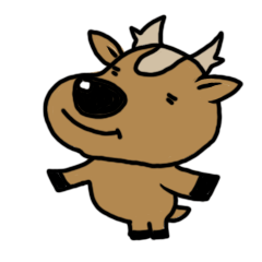 [LINEスタンプ] deer is freedom！ 