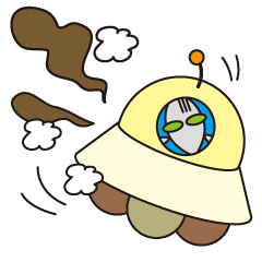 [LINEスタンプ] エイリアン君