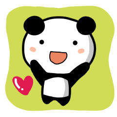 [LINEスタンプ] 40個全部が使えるパンダの日常＆表情