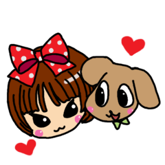 [LINEスタンプ] Miri＋Mito