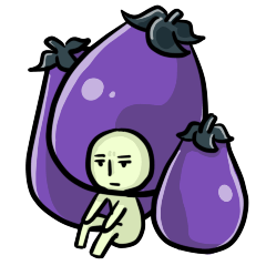 [LINEスタンプ] なすのなすお