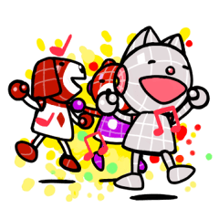 [LINEスタンプ] メガネコ