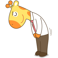 [LINEスタンプ] サラリーマンキリンのオフィスライフ