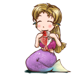 [LINEスタンプ] 人魚姫うのちゃん