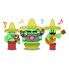 [LINEスタンプ] アミーゴさぼてん