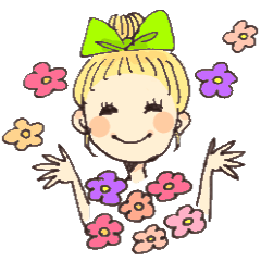 [LINEスタンプ] おんなのこな毎日