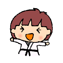 [LINEスタンプ] 柔道女子 