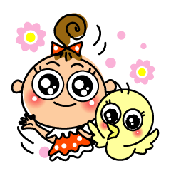 [LINEスタンプ] ヒナ＆ピヨ（日本語バージョン）