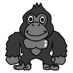 [LINEスタンプ] ゴリラゴリラゴリラ